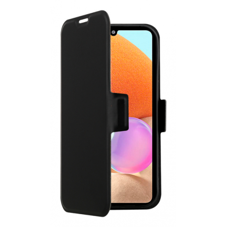 Screenor Clever - Flip cover for mobile phone - eco-leather, thermoplastic polyurethane (TPU) - black - for Samsung Galaxy A36, A56 - 0