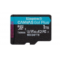 Kingston Canvas Go! Plus - Flash memory card - 1 TB - A2  /  Video Class V30  /  UHS-I U3  /  Class10 - microSDXC UHS-I