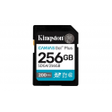 Kingston Canvas Go! Plus - Flash memory card - 256 GB - Video Class V30 / UHS-I U3 / Class10 - SDXC UHS-I