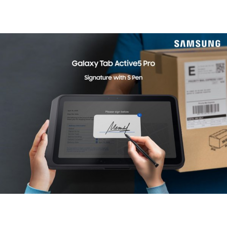 Samsung Galaxy Tab Active5 Pro - Enterprise Edition - tablet - rugged - Android - 256 GB - 10.1" TFT (1920 x 1200) - microSD slot - 5G - green - 3