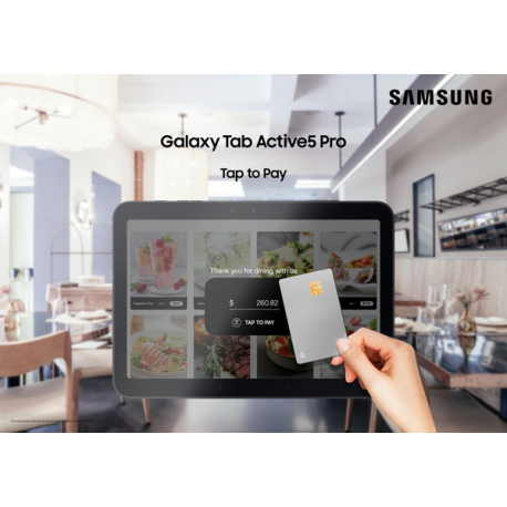 Samsung Galaxy Tab Active5 Pro - Enterprise Edition - tablet - rugged - Android - 256 GB - 10.1" TFT (1920 x 1200) - microSD slot - 5G - green - 5