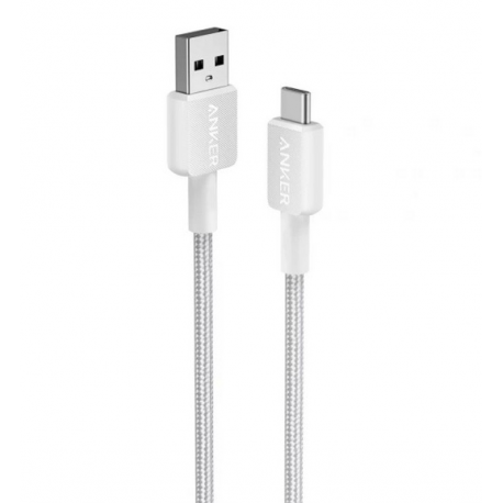 Anker 322 - USB cable - USB (M) to 24 pin USB-C (M) - 5 V - 3 A - 90 cm - white - 0
