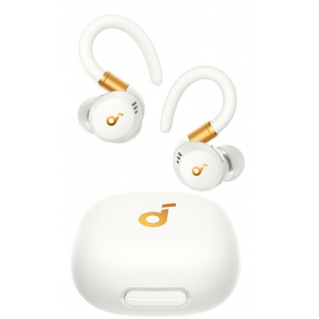 Soundcore Sport X20 - True wireless earphones with mic - in-ear - over-the-ear mount - Bluetooth - active noise cancelling - white - 4