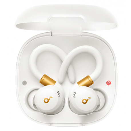 Soundcore Sport X20 - True wireless earphones with mic - in-ear - over-the-ear mount - Bluetooth - active noise cancelling - white - 5