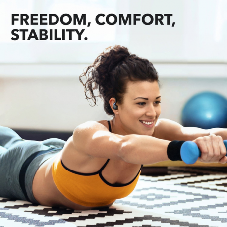 Soundcore Sport X20 - True wireless earphones with mic - in-ear - over-the-ear mount - Bluetooth - active noise cancelling - black - 6