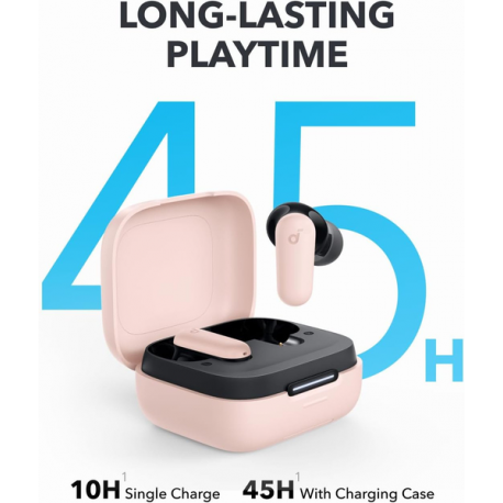 Soundcore P30i - True wireless earphones with mic - in-ear - Bluetooth - active noise cancelling - pink - 3