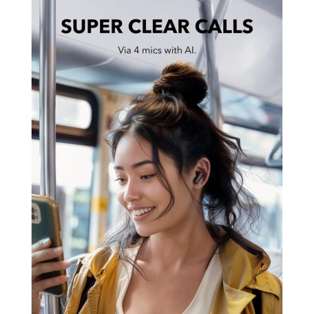 Soundcore P30i - True wireless earphones with mic - in-ear - Bluetooth - active noise cancelling - black - 3