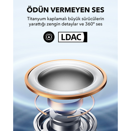 Soundcore AeroFit Pro - True wireless earphones with mic - open ear - over-the-ear mount - Bluetooth - dynamic black - 5