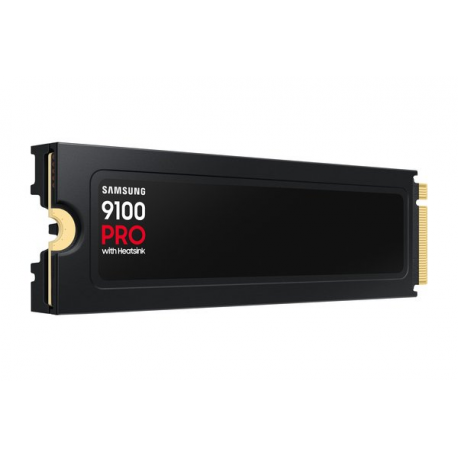 Samsung 9100 PRO MZ-VAP2T0 - SSD - encrypted - 2 TB - internal - M.2 2280 - PCI Express 5.0 x4 (NVMe) - 256-bit AES - TCG Opal Encryption 2.0 - integrated heatsink - black - 1