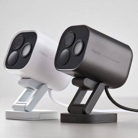 Aqara Camera Hub G5 Pro - Network surveillance camera - outdoor, indoor - dustproof  /  waterproof - colour (Day&Night) - 4 MP - 2688 x 1520 - 2.6K, 1520p - audio - wireless - Wi-Fi - Bluetooth - DC 5 V  /  PoE - 3