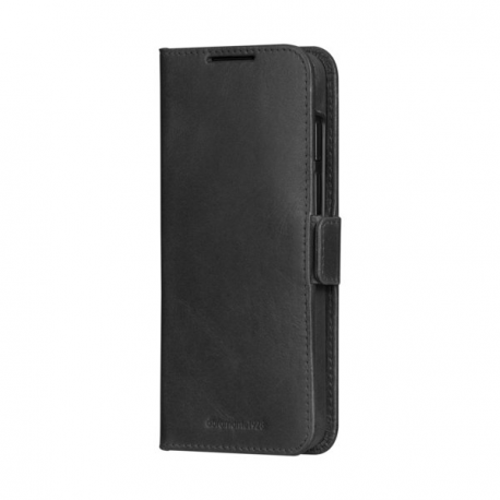 dbramante1928 Lynge - Flip cover for mobile phone - full-grain leather - black - for Samsung Galaxy S25 - 1