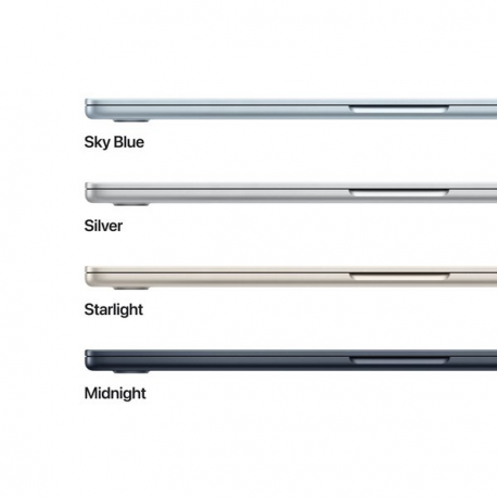 Apple MacBook Air - M4 - Apple M4 10-core - 16 GB RAM - 256 GB SSD - 15.3" IPS 2880 x 1864 (WQXGA+) - Wi-Fi 6E, Bluetooth - silver - kbd: Swedish / Finnish - 2
