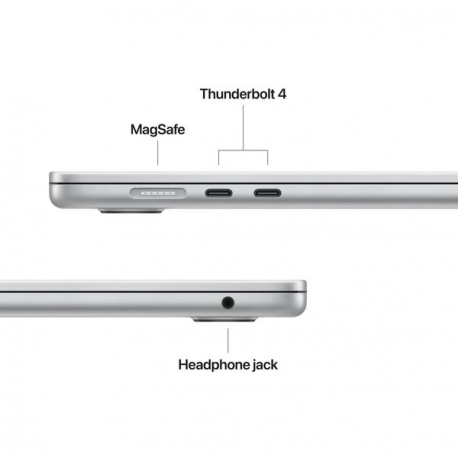 Apple MacBook Air - M4 - Apple M4 10-core - 16 GB RAM - 256 GB SSD - 15.3" IPS 2880 x 1864 (WQXGA+) - Wi-Fi 6E, Bluetooth - silver - kbd: Swedish / Finnish - 6