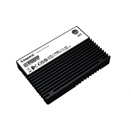 Kingston DC3000ME - SSD - Enterprise - encrypted - 3.84 TB - internal - 2.5" - U.2 PCIe 5.0 x4 (NVMe) - 256-bit AES - TCG Opal Encryption 2.0 - 1