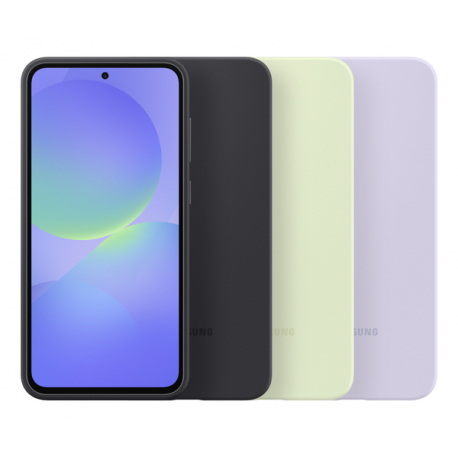 Samsung EF-PA366 - Back cover for mobile phone - silicone - black - 1