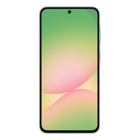 Samsung Galaxy A56 - 5G smartphone - dual-SIM - RAM 8 GB  /  Internal Memory 256 GB - OLED display - 6.7" - 2340 x 1080 pixels (120 Hz) - 3x rear cameras 50 MP, 12 MP, 5 MP - front camera 12 MP - awesome lightgray - 7