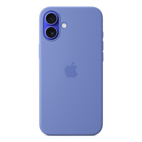Apple - Back cover for mobile phone - MagSafe compatibility - silicone - periwinkle - for iPhone 16 Plus - 0