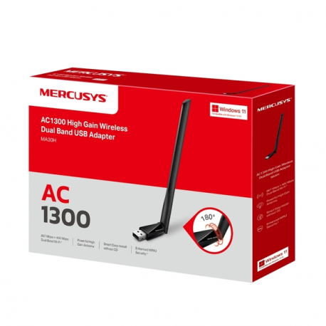Mercusys MA30H V2 - Network adapter - USB 2.0 - Wi-Fi 5 - 6