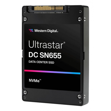WD Ultrastar DC SN655 WUS5EA138ESP7E4 - SSD - Data Centre - encrypted - 3.84 TB - internal - 2.5" - U.3 PCIe 4.0 (NVMe) - TCG Ruby Encryption - 0