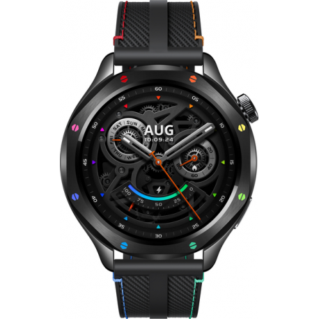 Xiaomi Watch S4 - Smart watch with strap - fluororubber, nylon - rainbow - wrist size: 135-210 mm - display 1.43" - Bluetooth, NFC - 44.5 g - 9