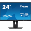 iiyama ProLite XUB2491H-B1 - LED monitor - 24" (23.8" viewable) - 1920 x 1080 Full HD (1080p) @ 100 Hz - IPS - 300 cd/m² - 1300:1 - 0.5 ms - HDMI, DisplayPort - matte, black