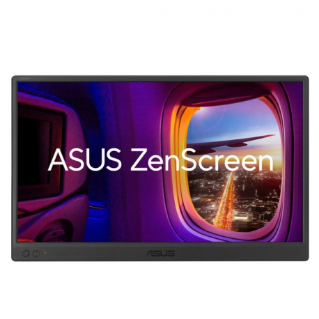 ASUS ZenScreen MB169CK - LED monitor - 16" (15.6" viewable) - portable - 1920 x 1080 Full HD (1080p) @ 60 Hz - IPS - 250 cd/m² - 800:01:00 - 5 ms - Mini HDMI, 2xUSB-C - black - 0