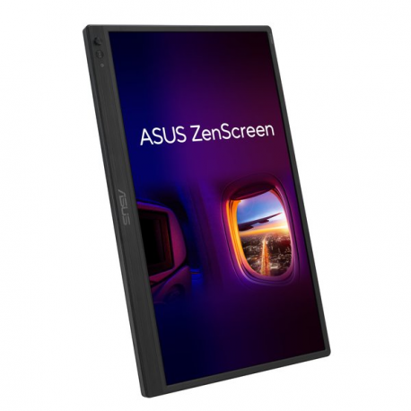 ASUS ZenScreen MB169CK - LED monitor - 16" (15.6" viewable) - portable - 1920 x 1080 Full HD (1080p) @ 60 Hz - IPS - 250 cd/m² - 800:01:00 - 5 ms - Mini HDMI, 2xUSB-C - black - 2