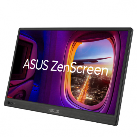 ASUS ZenScreen MB169CK - LED monitor - 16" (15.6" viewable) - portable - 1920 x 1080 Full HD (1080p) @ 60 Hz - IPS - 250 cd/m² - 800:01:00 - 5 ms - Mini HDMI, 2xUSB-C - black - 14