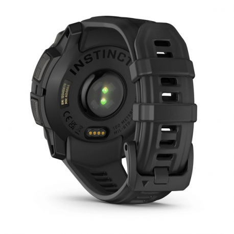 Garmin Instinct 3 AMOLED - 45 mm - fiber-reinforced polymer - Yes smart watch with band - silicone - display 1.2" - 4 GB - Bluetooth, ANT+ - 53 g - black - 4