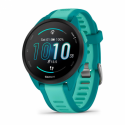 Garmin Forerunner 165 Music - Turquoise - sport watch with band - silicone - aqua - wrist size: 126-203 mm - display 1.2" - 4 GB - Bluetooth, ANT+ - 39 g