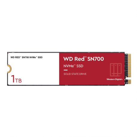 WD Red SN700 WDS100T1R0C-68BDK0 - SSD - 1 TB - internal - M.2 2280 - PCIe 3.0 x4 (NVMe) - 0