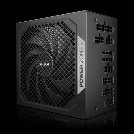 be quiet! Power Zone 2 Z2-750W - Power supply (internal) - ATX12V 3.1/ EPS12V 2.92 - 80 PLUS Platinum - Cybenetics Platinum - AC 100-240 V - 750 Watt - active PFC - black - 1