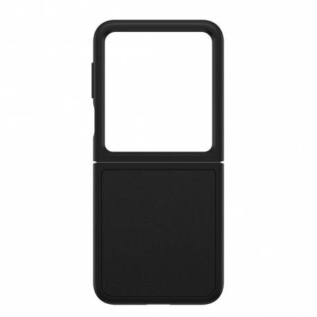 OtterBox Thin Flex Series - Flip cover for mobile phone - polycarbonate layer, thermoplastic elastomer (TPE) - black - for Samsung Galaxy Z Flip6 - 0