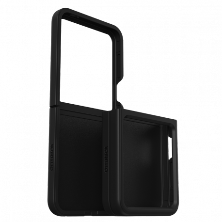 OtterBox Thin Flex Series - Flip cover for mobile phone - polycarbonate layer, thermoplastic elastomer (TPE) - black - for Samsung Galaxy Z Flip6 - 1