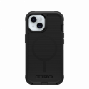 OtterBox Defender Series - Back cover for mobile phone - MagSafe compatibility - silicone - black - for Apple iPhone 13, 14, 15