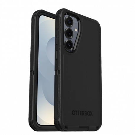OtterBox Defender Series - Back cover for mobile phone - rugged - silicone, memory foam - black - for Samsung Galaxy S25+ - 3