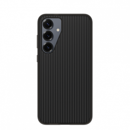 OtterBox Symmetry Series - Back cover for mobile phone - soft-touch - polycarbonate layer, thermoplastic elastomer (TPE), silicone - dark echo (black) - for Samsung Galaxy S25+ - 0