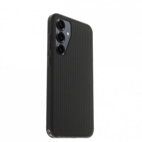 OtterBox Symmetry Series - Back cover for mobile phone - soft-touch - polycarbonate layer, thermoplastic elastomer (TPE), silicone - dark echo (black) - for Samsung Galaxy S25+ - 1