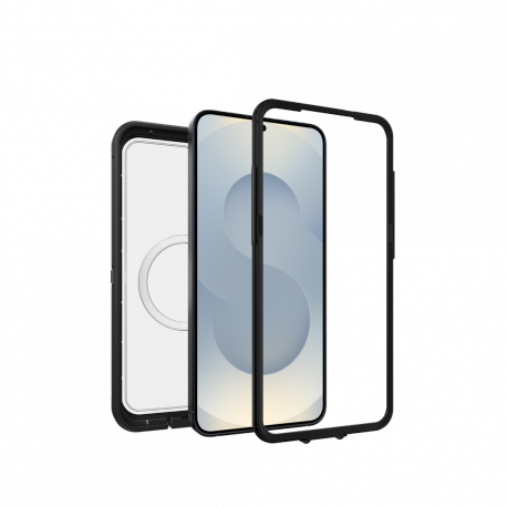 OtterBox Defender Series XT - Back cover for mobile phone - rugged - with magnets - plastic - dark side (clear  /  black) - for Samsung Galaxy S25+ - 1