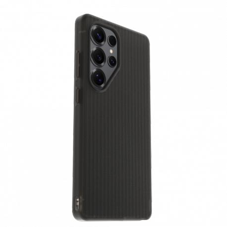 OtterBox Symmetry Series - Back cover for mobile phone - soft-touch - polycarbonate layer, thermoplastic elastomer (TPE), silicone - dark echo (black) - for Samsung Galaxy S25 Ultra - 1