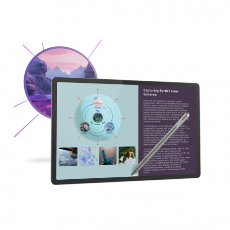 Lenovo Idea Tab Pro ZAE4 - Tablet - Android 14 or later - 256 GB UFS card - 12.7" LTPS (2944 x 1840) - microSD slot - luna grey - 44