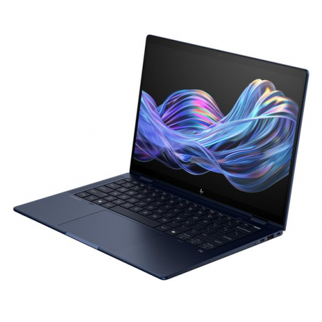 HP EliteBook X Flip G1i Notebook Next Gen AI - Flip design - Intel Core Ultra 5 - 228V / up to 4.5 GHz - Win 11 Pro - Intel Arc Graphics 140V - 32 GB RAM - 512 GB SSD NVMe - 14" IPS touchscreen 1920 x 1200 - Wi-Fi 7, Bluetooth, NFC - atmosphere blue - kbd: Pan Nordic - with HP 3 years Onsite Support with Predictive Registration Alerts and Travel Coverage for Notebook - 1