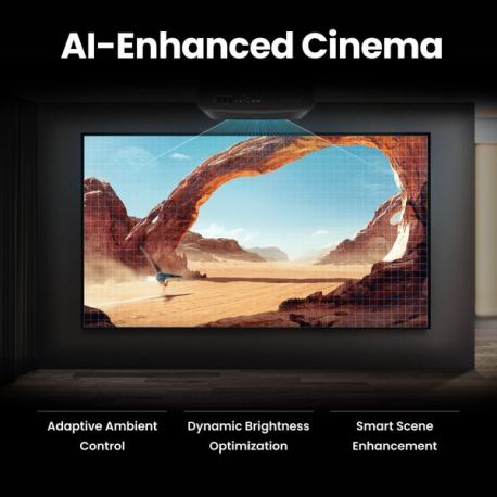 BenQ W2720I - DLP projector - 4 LED - 3D - 2500 ANSI lumens - 3840 x 2160 - 4K - 3