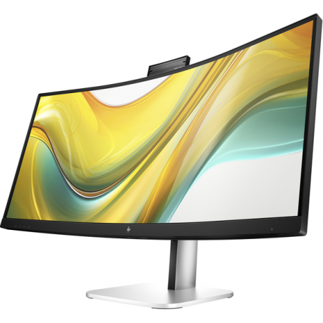 HP 534pm - Series 5 Pro - LED monitor - curved - 34" - 3440 x 1440 WQHD @ 100 Hz - VA - 400 cd / m² - 4000:1 - 5 ms - HDMI, DisplayPort, USB-C - speakers - jet black, natural silver (stand) - 5