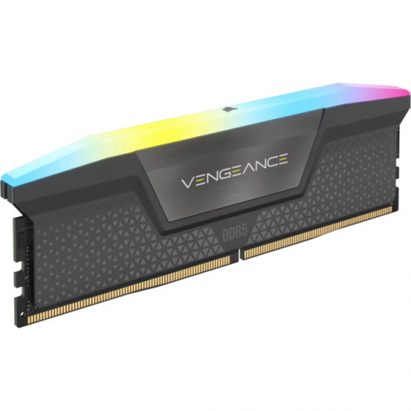 CORSAIR Vengeance RGB - DDR5 - kit - 64 GB: 2 x 32 GB - DIMM 288-pin - 3000 MHz  /  PC5-48000 - CL28 - black - 1