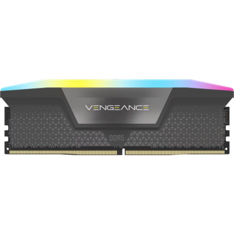 CORSAIR Vengeance RGB - DDR5 - kit - 64 GB: 2 x 32 GB - DIMM 288-pin - 3000 MHz  /  PC5-48000 - CL28 - black - 3
