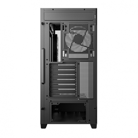 DeepCool CG580 4F - Tower - ATX - windowed side panel (tempered glass) - no power supply (ATX / PS / 2) - black - USB / Audio - 8