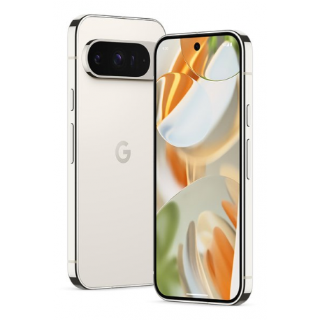 Google Pixel 9 Pro XL - 5G smartphone - dual-SIM - RAM 16 GB  /  Internal Memory 128 GB - OLED display - 6.8" - 2992 x 1344 pixels (120 Hz) - 3x rear cameras 50 MP, 48 MP, 48 MP - front camera 42 MP - porcelain - 2
