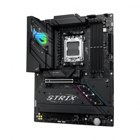 ASUS ROG STRIX B850-F GAMING WIFI - Motherboard - ATX - Socket AM5 - AMD B850 Chipset - USB-C 3.2 Gen 2x2, USB-C 3.2 Gen2, USB 3.2 Gen 2, USB 3.2 Gen 1 - 2.5 Gigabit LAN, Wi-Fi 7, Bluetooth - onboard graphics (CPU required) - HD Audio (8-channel) - 2
