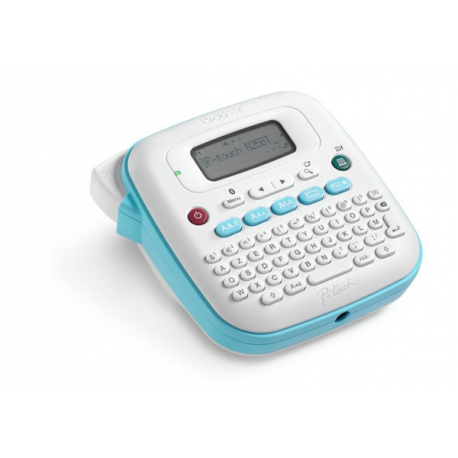 Brother P-Touch PT-N25BT - Labelmaker - B / W - direct thermal - 12 mm width - 180 dpi - up to 12 mm / sec - Bluetooth LE - cutter - vertical print, mirror print, print preview, 2 line printing - white, blue - 4
